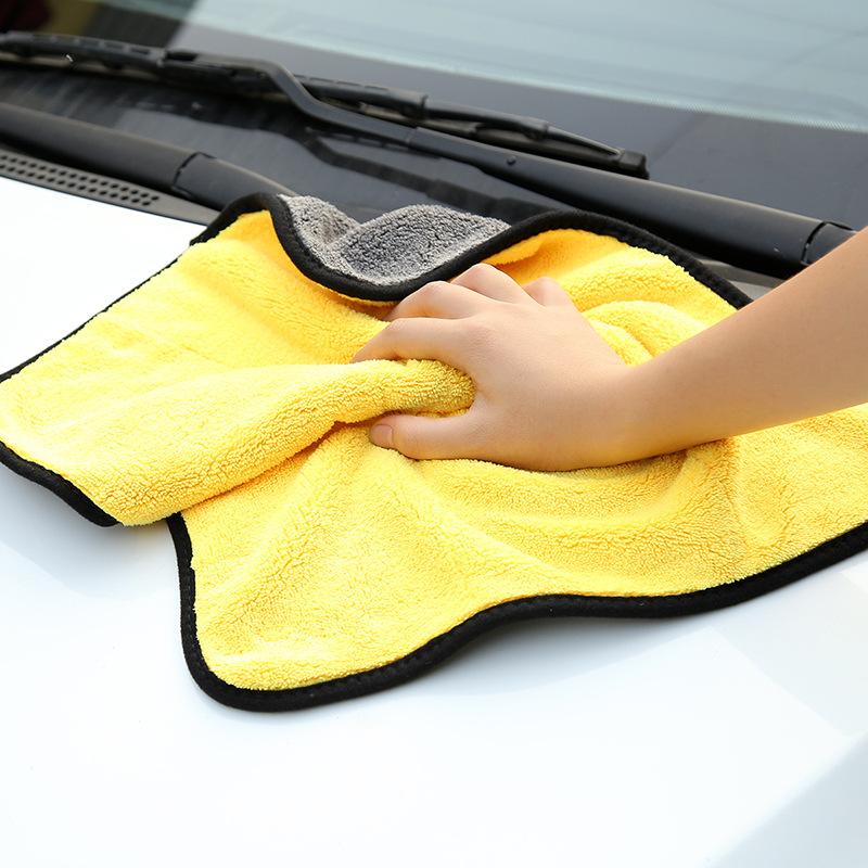 

Coralfleece car cleaning towel car interior cleaning cloth cloth thickened water absorption non-linting washing