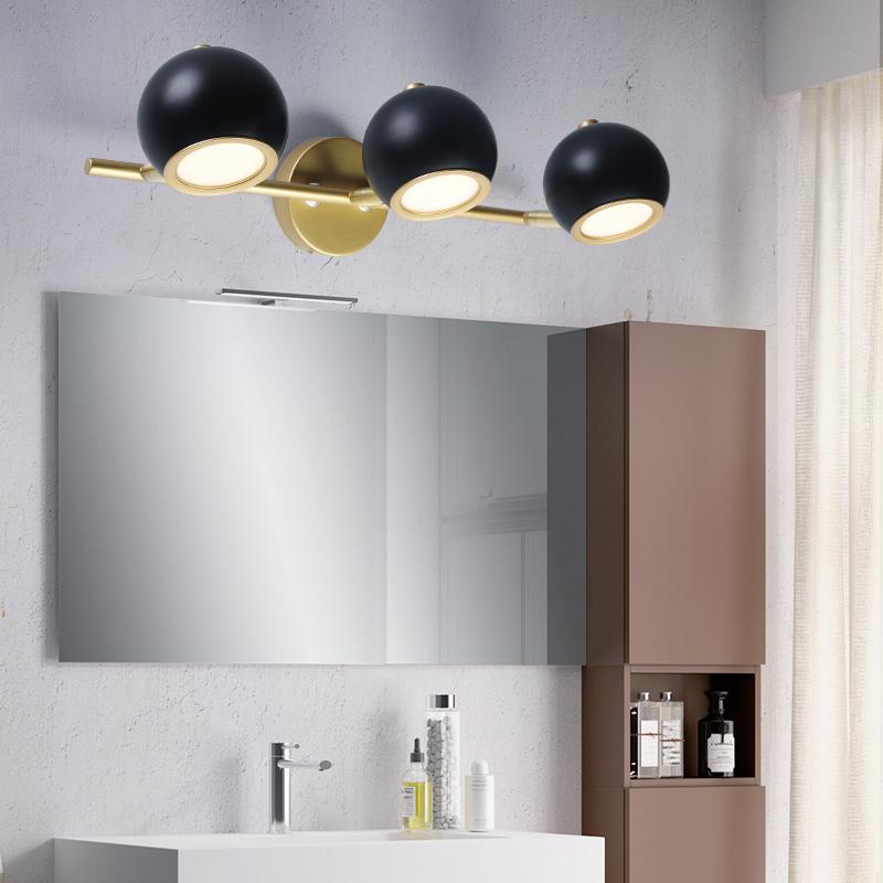 

Nordic bathroom toilet waterproof led mirror headlight creative makeup vanity mirror cabinet luxury wash table lamp LB101302
