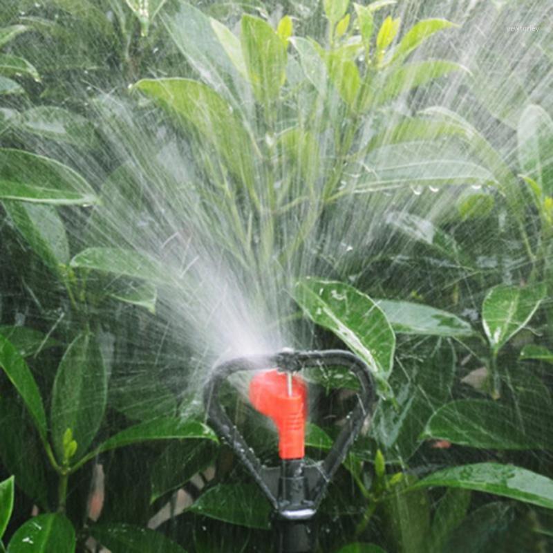 

360 Degree Auto Rotation Sprinkler Head Watering Tools New Gardening Irrigation Injector Nozzle Misting Spray Head1, Black