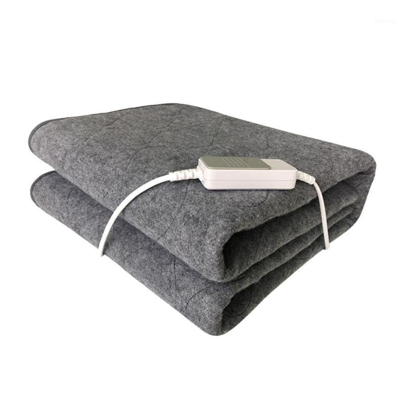 

Winter Electric Blanket Warm Heating Mat Pad Throw Over Under Bed Mattress Non-Woven Fabric Blanket Adjustable 3 Colors 150*75cm1