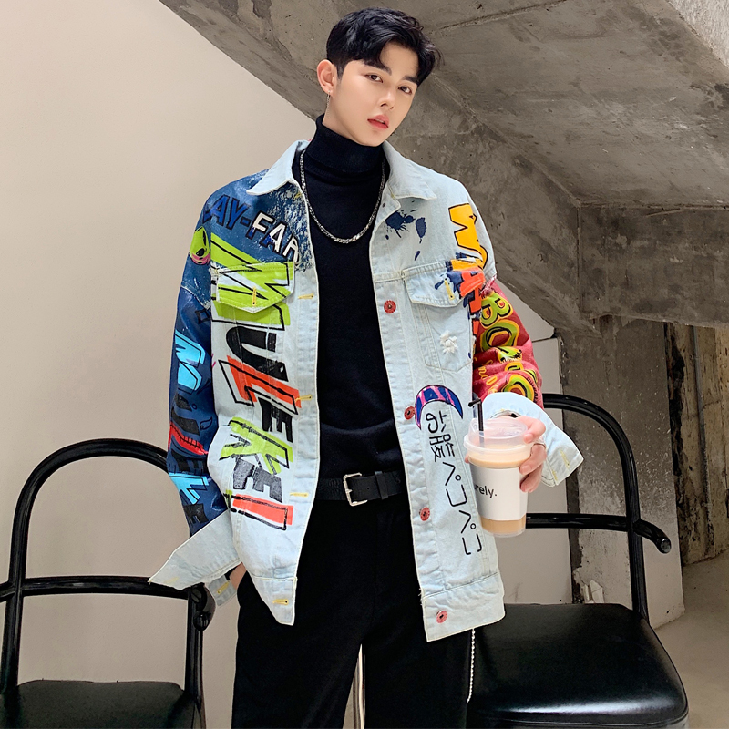 

2021 New S-6xl!! Original Design Link with Decorative Broad Shoulder Suit Male Jacket Spring Fall. O9TI, Blue