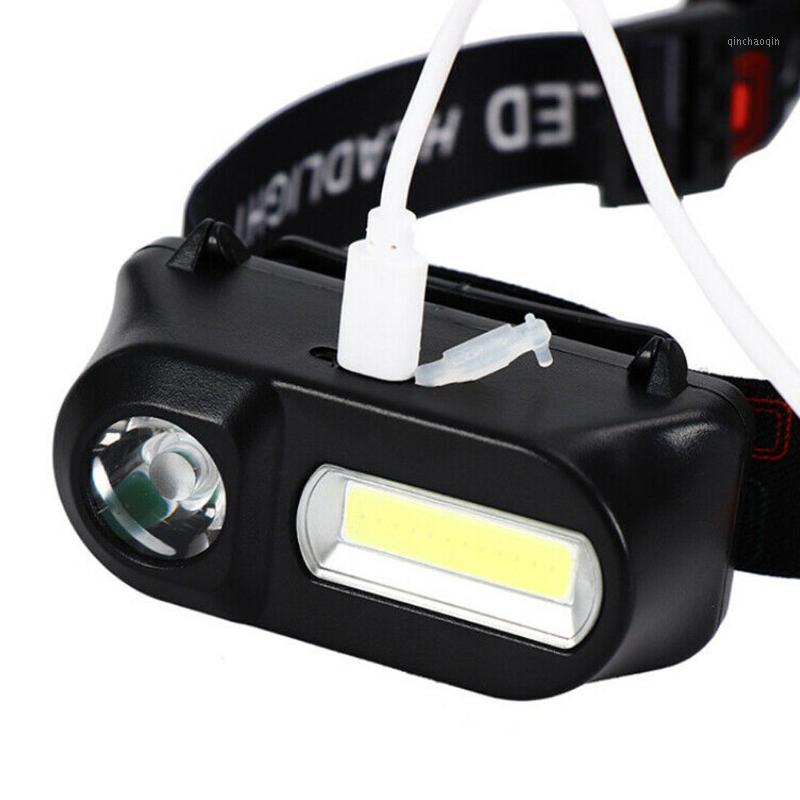 

The Best' 6 Modes USB Rechargeable COB LED Headlamp Torch Multifunction Headlight 8891