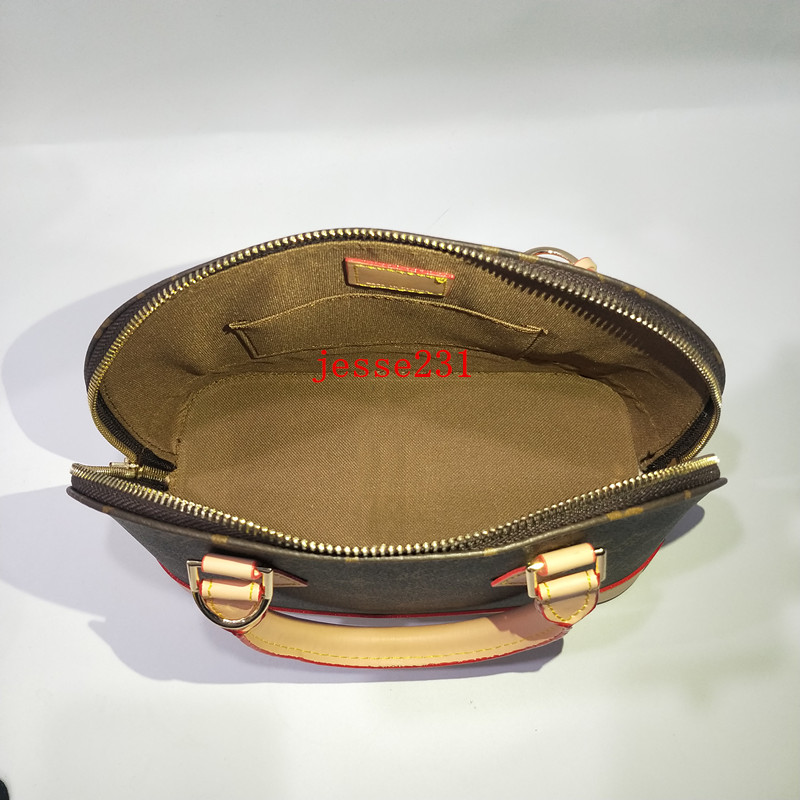 

Fashion Designer Bags Womens Brown Grid ALMA BB Shell Crossbody Shoulder Bag Handbags Clutch Crossbody Shopping Evening Tote Messeng