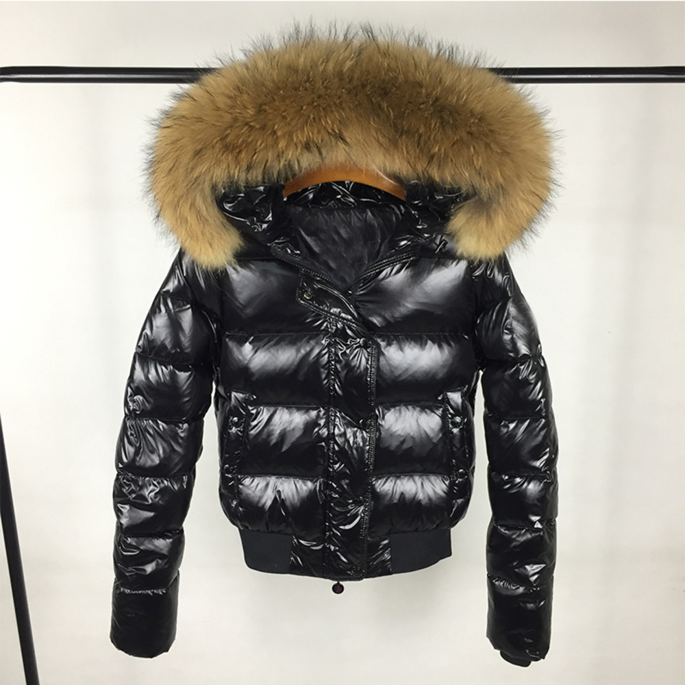 

Solid Black Oversize Parkas Fashion Short 2020 Winter Jackets Women Waterproof Female Coat Warm Elegant Down Jacket