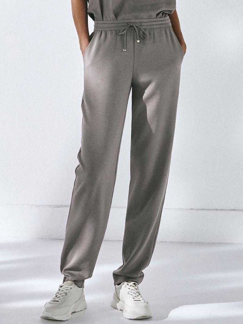 

Women's Casual Pants Elastic Waist Drawstring Jogging Pants Women's Casual Woman, Gray