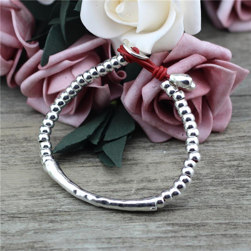 

Anslow Fashion Jewelry Trendy Charms Vintage Brand Handmade DIY Beads Women Bracelet For Female Women Simple Gift LOW0819LB
