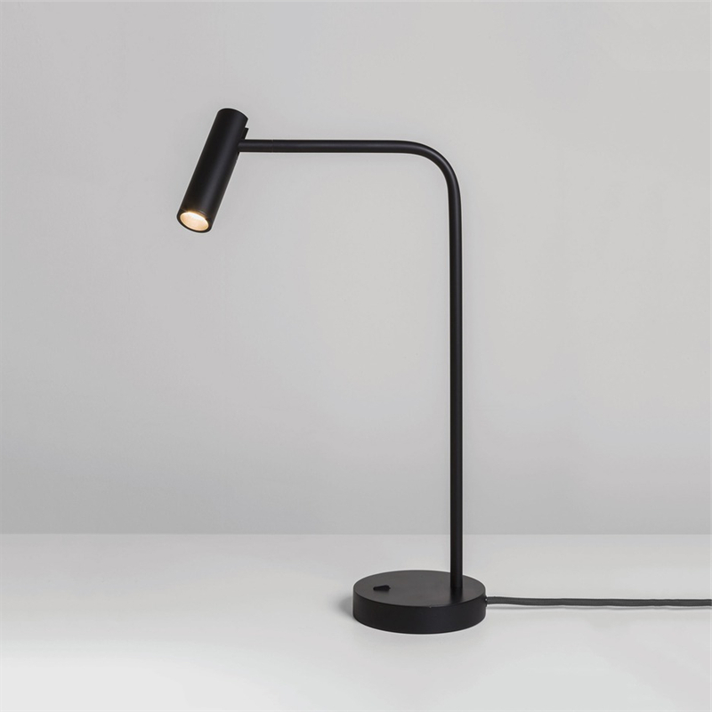 

Topoch Stand Table Lamps for Bedroom Rocker Switch Aluminium Rotating Head Book Reading Light EU/US Plug AC85-265V 3W Warm White 3000K