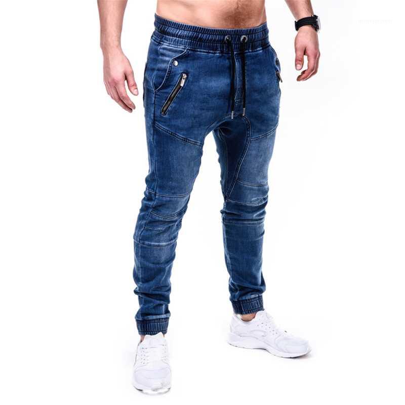 

Lado Listrado Jeans Rasgado Moda Streetwear Mens Skinny Jeans Stretch Calças Slim Casual Denim calças de brim hombre1, Black