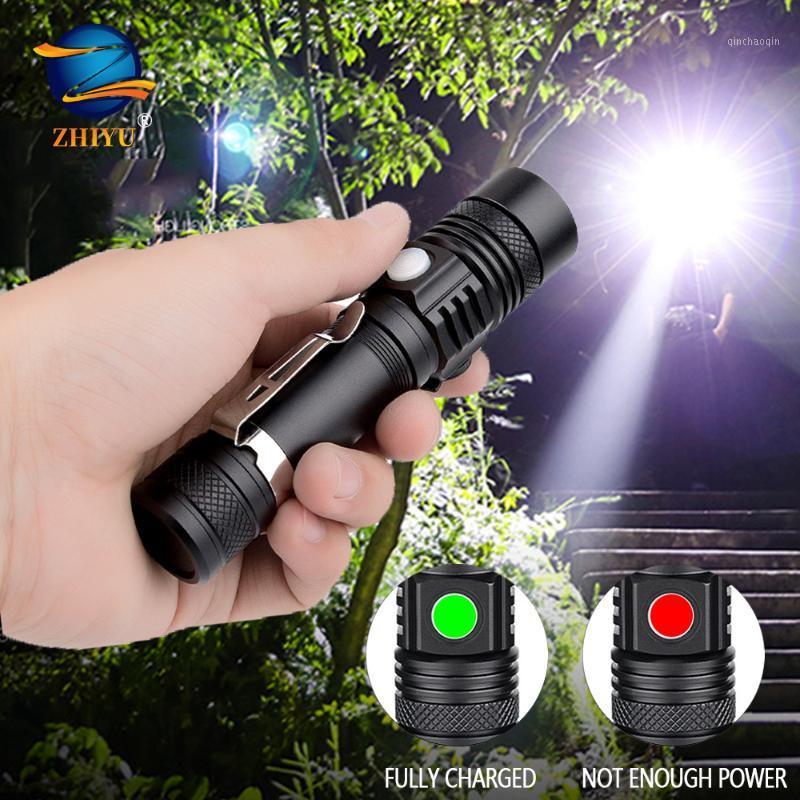

ZHIYU Super Bright Led CREE T6 Lamp Beads Usb Rechargeable Torch Waterproof Durable Material Outdoor Camping Lamp1