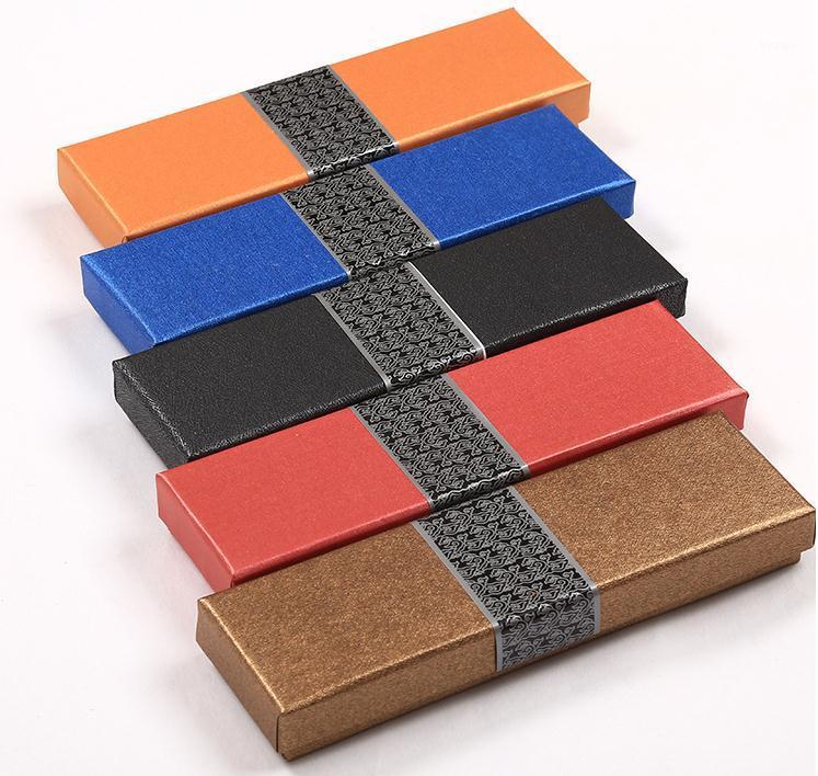 

100pcs 6 Colors School Office Supplies Stationery Pen Box Paper Box General Creative Gift Packaging Carton Luxury Pen SN1