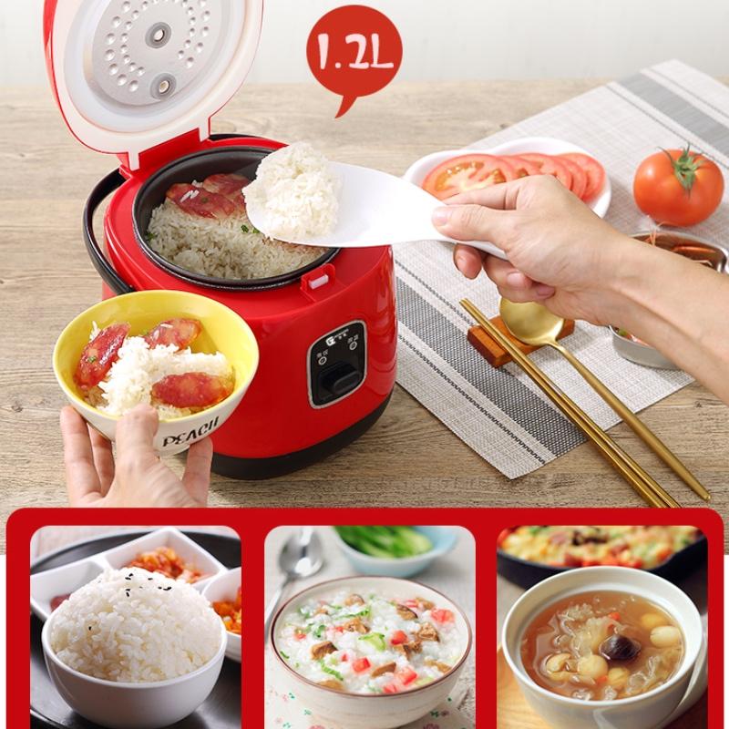 

Electric Mini Rice Cooker 2 layers Stainless Steel Liner Portable Egg Boiler Steamer Warmer Chinese Maker Porridge