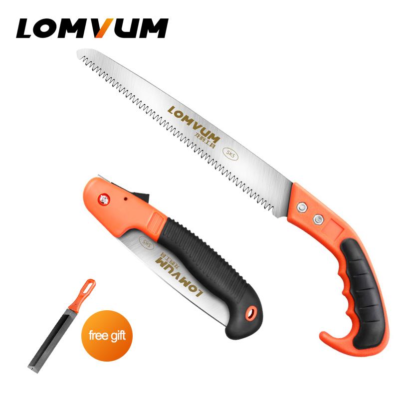 

Lomvum 7/8 Inch Portable Trimming Hand Saw Folding Multifunctional Pruning Garden Decoration Tool Butterfly Knife SK5 Hacksaw