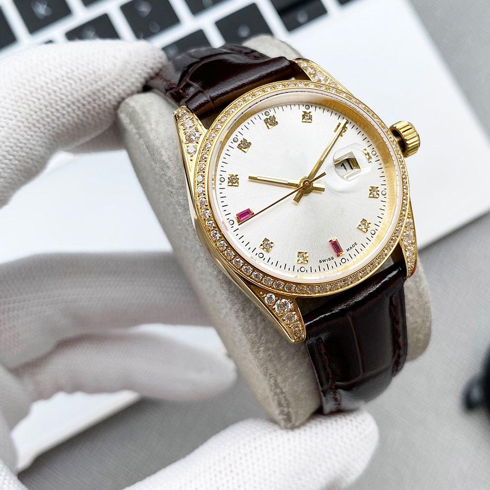 

Women Watch Automatic Mechanical Fashion Watches Ladies Wristwatches Stainless Steel Case Blue Crystal Glass Montre European and American fashion new products, Customize