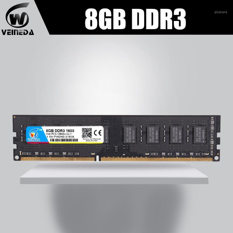 

VEINEDA RAM DDR3 4GB 8GB 1333MHZ memoria ram PC3-12800 1.5V For all Intel AMD Compatible with 2gb ddr3 memoria Non-ECC1