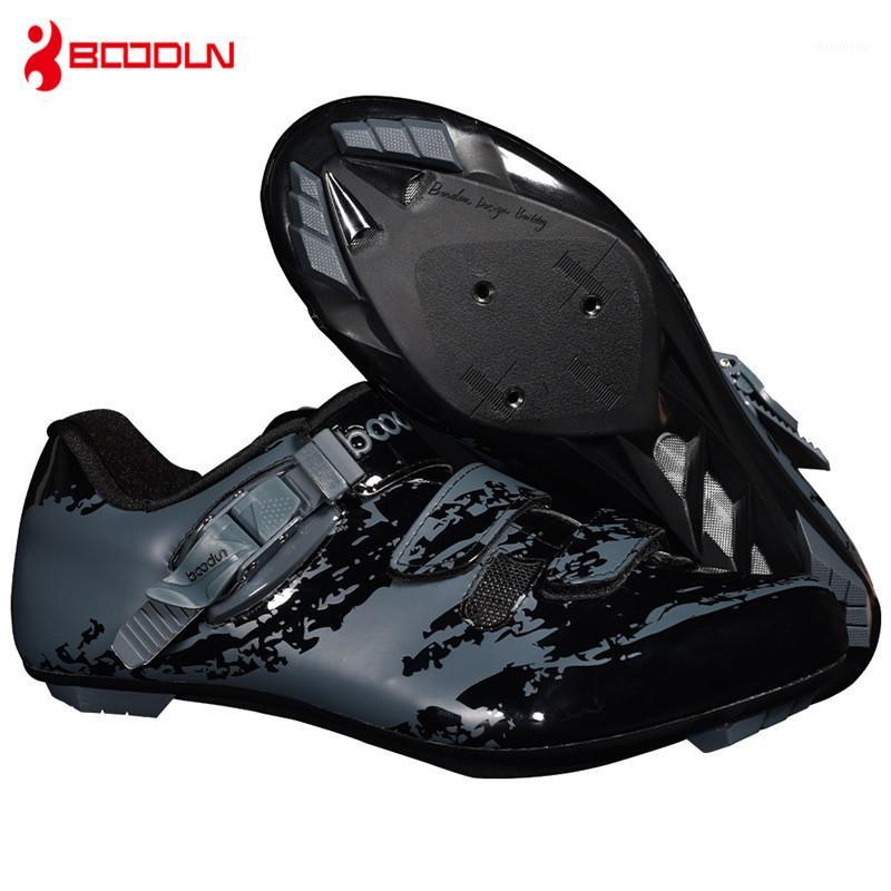 

BOODUN Men's Cycling Shoes Nylon Sole 2019 New Anti-skid Breathable Microfiber Upper Road Mountain Bike Bicycle MTB Lock Shoes1, Orange mountain