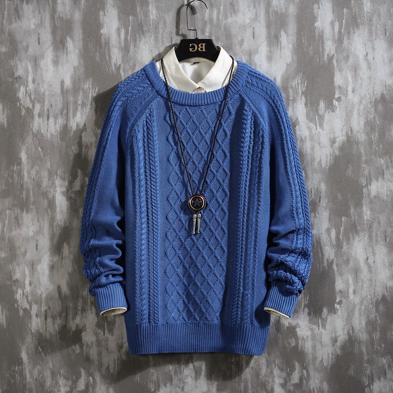 

2021 New Knit Sweater Men Long Sleeves Autumn Winter Pullover Knitted O-neck Plus Asian Size 5xl 6dhe, Z5136 a