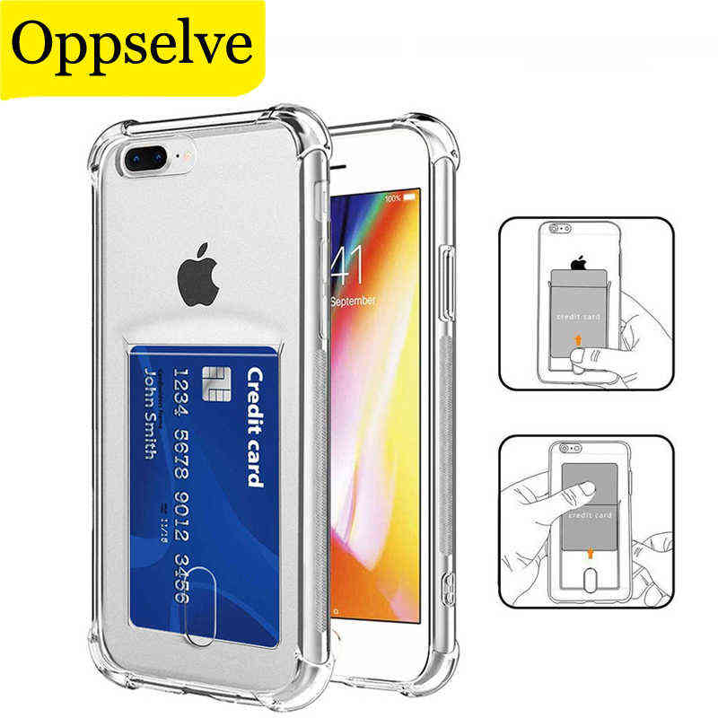 

Luxury Card Case For iPhone 11 12 13 Pro Max X XS 8 7 6 SE Plus Capinha Thin Soft TPU Silicone Cover For iPhone 12 13 Mini Coque W220226, Transparent yellow