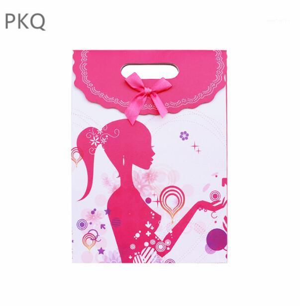 

20pcs Handle Gift Paper Bag Birthday Gift Jewelry Bag Craft Cookies Cake Candy Packaging Paper Boxes1