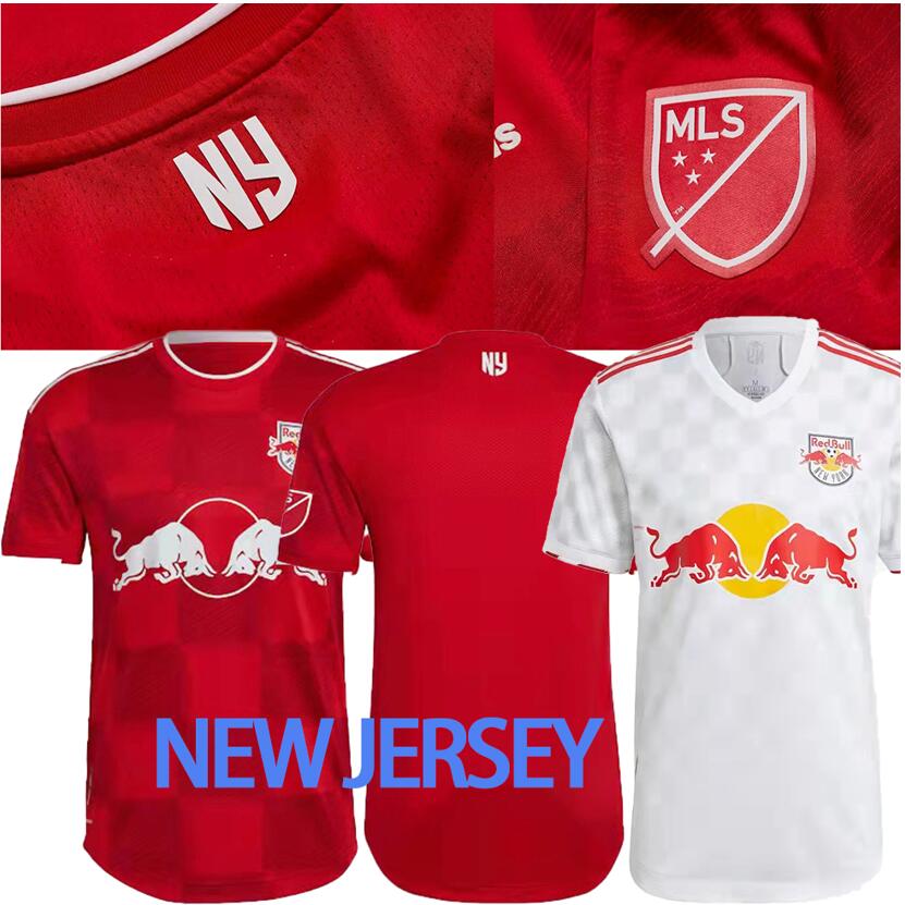

MLS 22 23 New York Red SOCCER JERSEY Morgan home away TOLKIN 2022 2023 Bulls Amaya Klimala LONG Duncan CAsseres Jr. Clark Royer camiseta de, Black;yellow