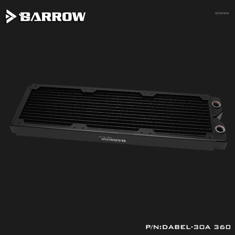 

BARROW 30mm Thickness Copper 360mm Radiator Computer Water Discharge Liquid Heat Exchanger G1/4 Threaded use for 12cm Fans1