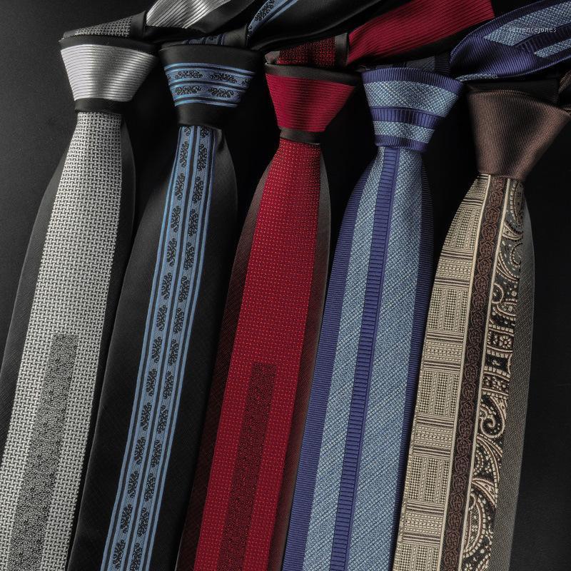 

Bow Ties Vintage Mens Necktie Party Elegant Gravatas Corbatas Student 6cm Narrow Casual Striped Neck For Men Krawatte1