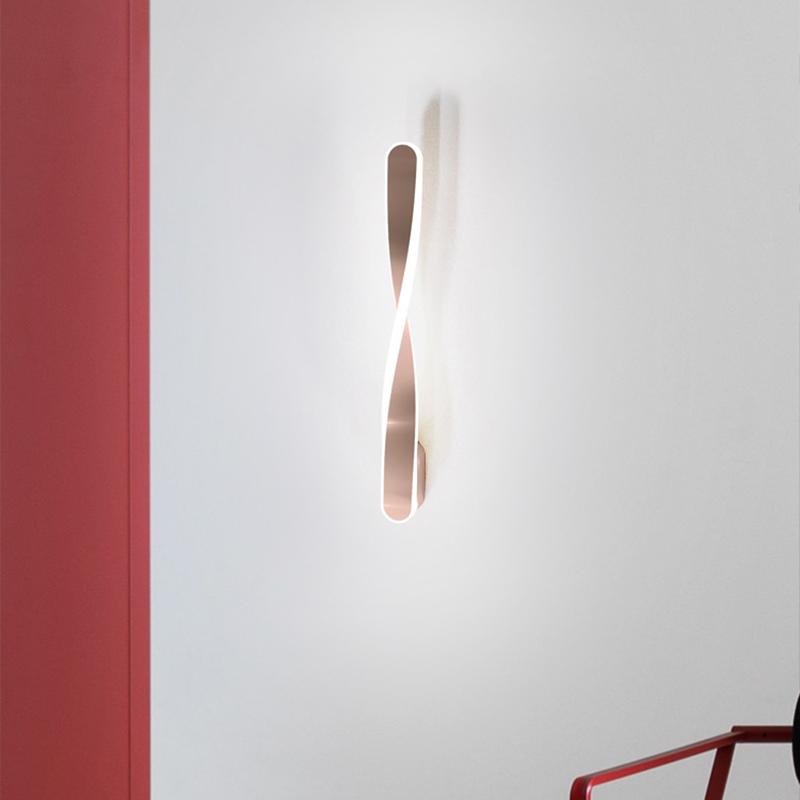 

Modern Golden LED Wall Light Decoration for Living Room Bedroom Bedside TV Background Luminaire Aisle Lamp Indoor Decor Fixtures