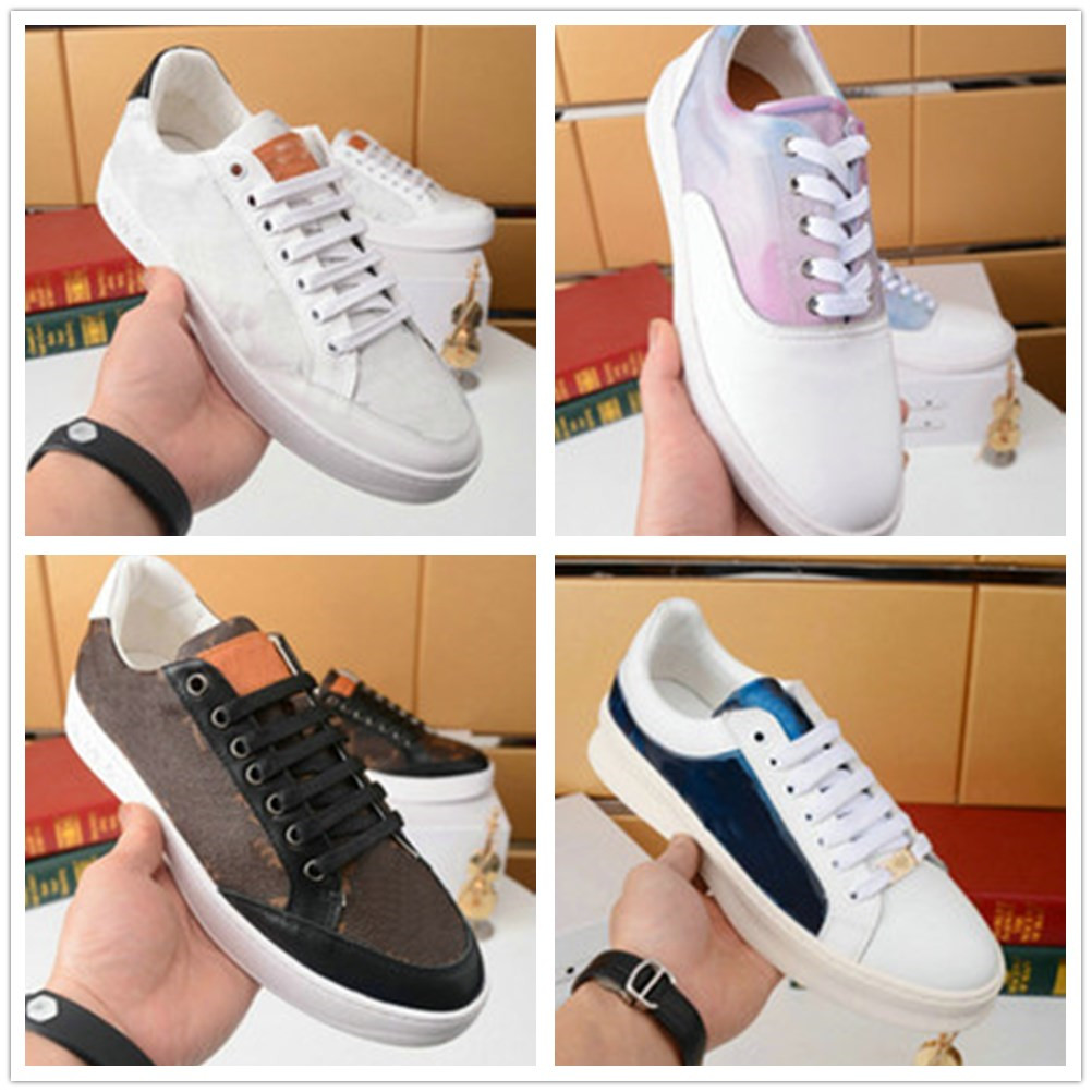 

2021 Season Designer Shoes Fashion Luxury Women Shoes Men's Leather Lace Up Platform Sole Sneakers White Black Casual Shoes