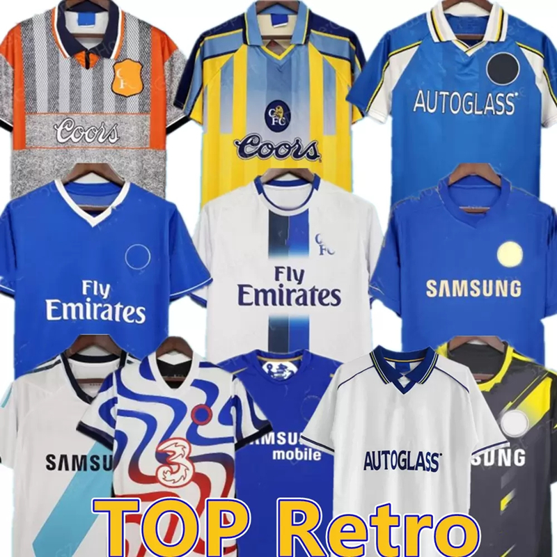 

CFC 2011 Retro Soccer Jersey Lampard Torres Drogba 11 12 13 Final 94 95 96 97 98 99 Soccer Jerseys Crespo Wise Shirt 03 05 06 07 08 Cole Zola Vialli Gullit 1994 1995 1996, Ivory