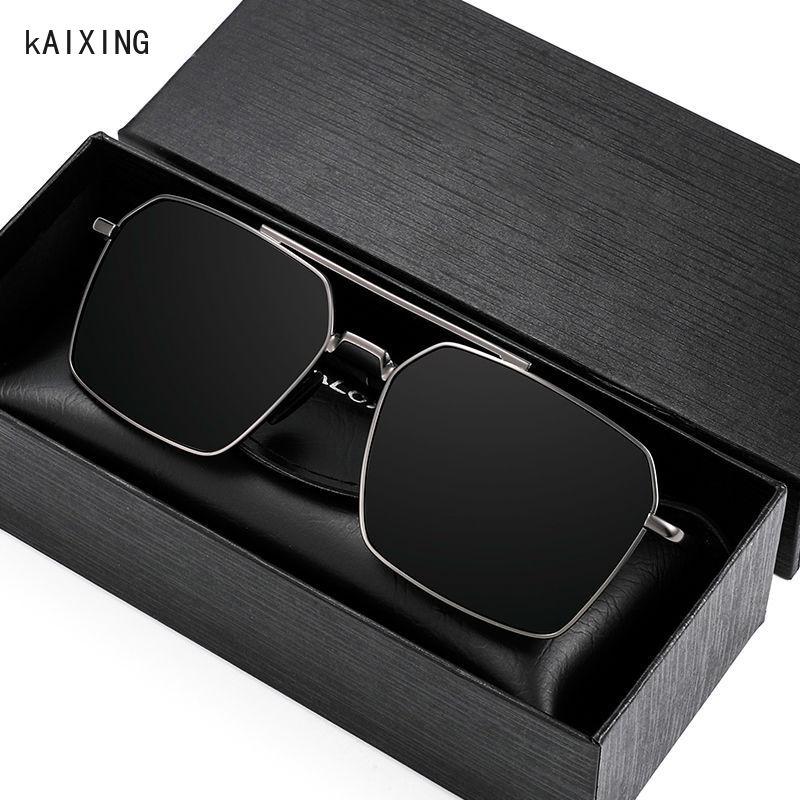 

Sunglasses KAIXING Men Pochromic Polarized Yellow Lenses Day & Night Vision Glasses Pilot For Male Driving