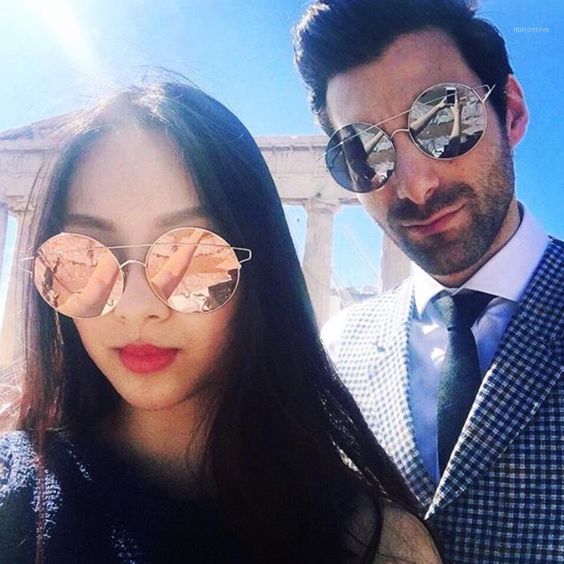 

Strange Big Round Sunglasses Women Brand Designer Lady Female Sun glasses UV400 Rimless New Round Fashion Unique1