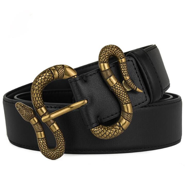 

Mens Woman Designer Snake Belts with Letter Casual Smooth Needle Buckle Genuine Leather Belt Width 3.8cm Highly Quality, Box