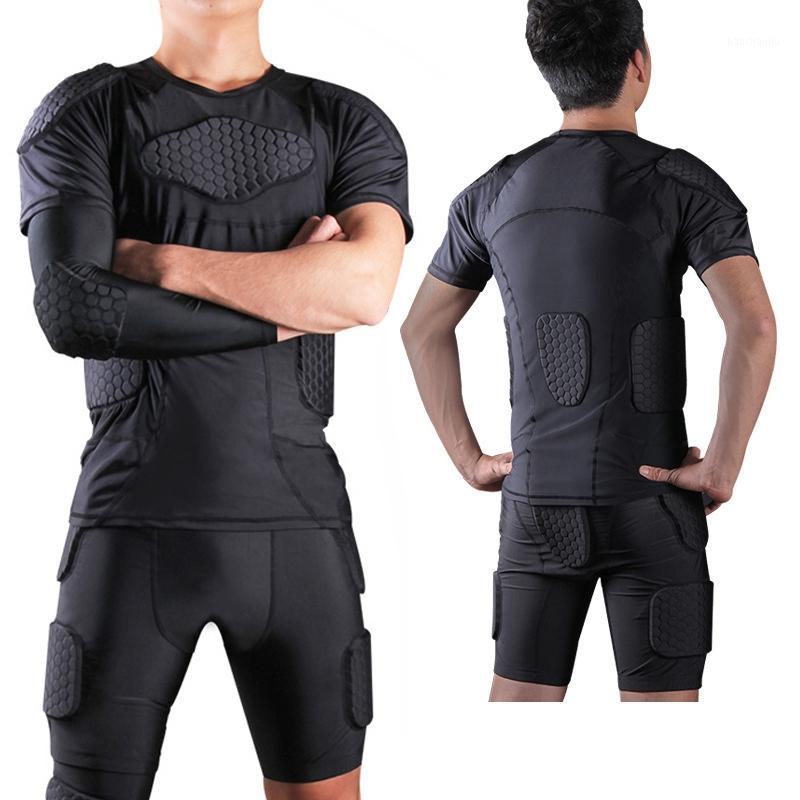 

Adult Men Padded Compression Shorts Hip And Thigh Protector For Football Paintball Basketball Ice Skating Soccer Hockey1, As pic