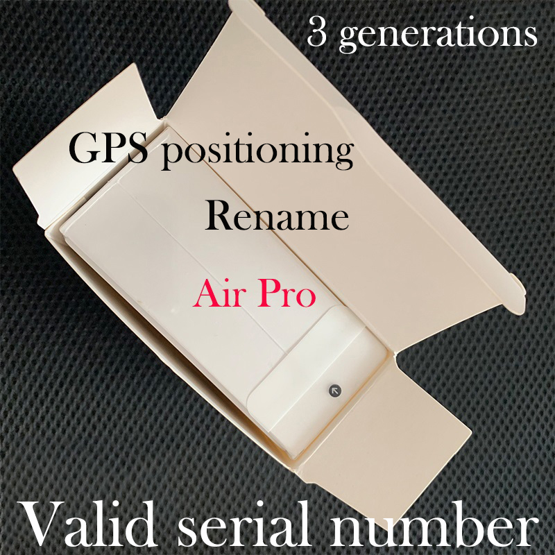 

AP2 AP3 pro H1 Chip Wireless Charging Generation 3 Sensor rename Bluetooth Headphones auto paring Earphones with pop up windownes Case