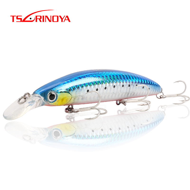 

TSURINOYA 5PCS DW48 Floating Minnow Set Jerkbait 110mm 20.5g Fishing Wobblers Swimbait Sea Bass Lure Crankbait Y200829