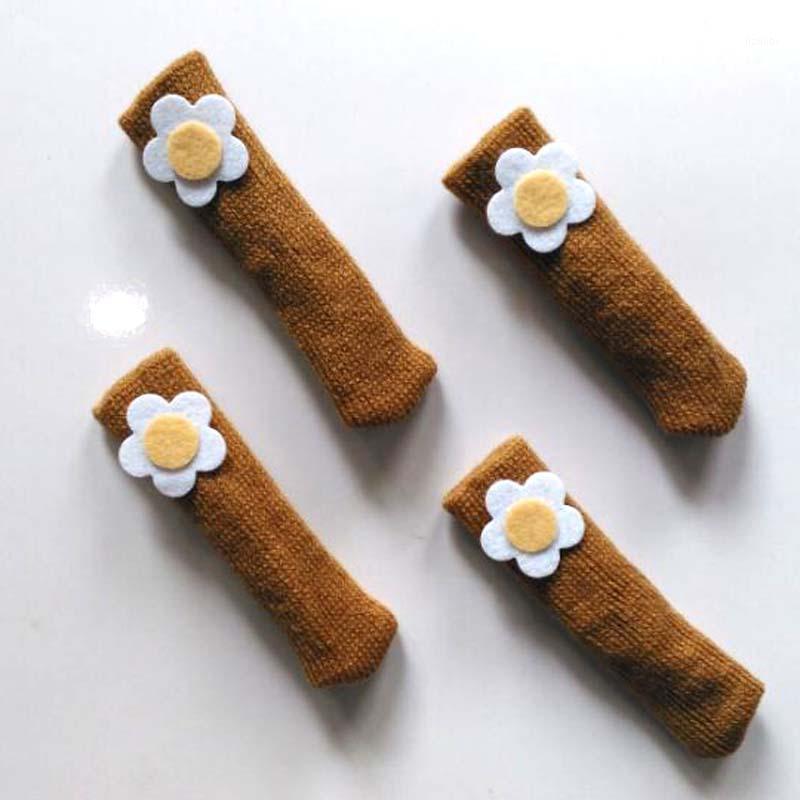 

24PCS Knitted chair leg sets table socks chair socks elastic piernas conjuntos high quality protect the floor1