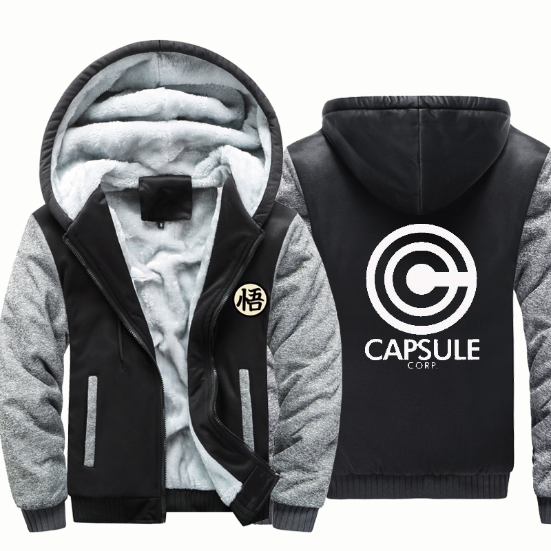 capsule corp thick hoodie