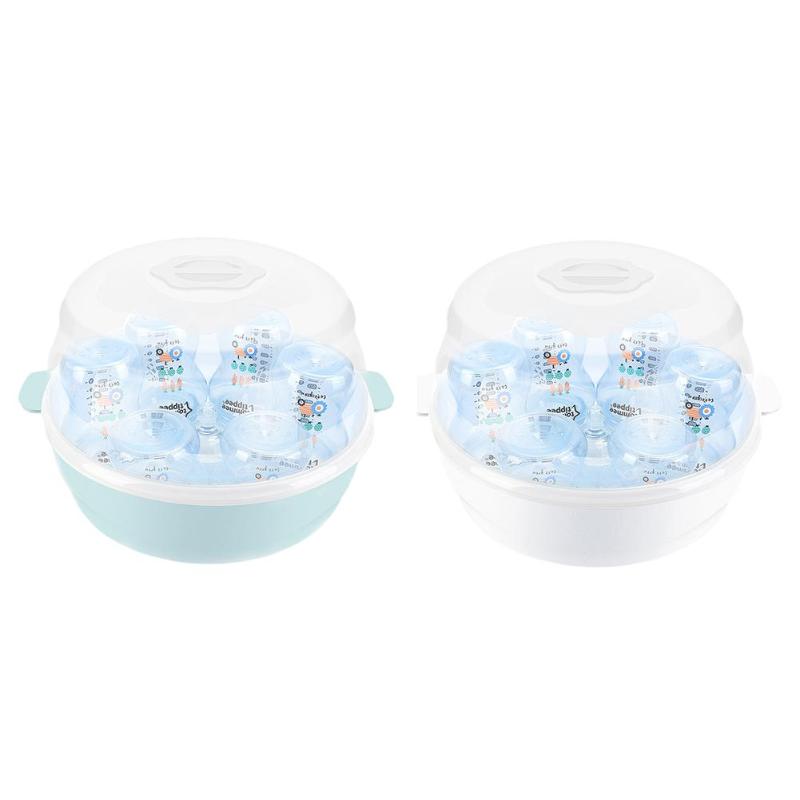 

Baby Microwave Bottle Disinfection Box High Temperature Nipple Sterilizer Bottle Holder Storage Box Sterilize Bottles Pacifiers
