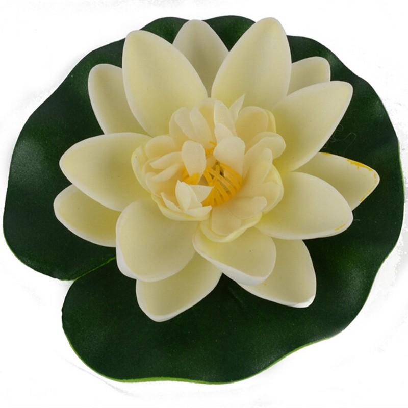 

1 PCS 10cm Floating Lotus Artificial Flower Wedding Home Party Decorations DIY Water Lily Mariage Fake Plants, 1pc