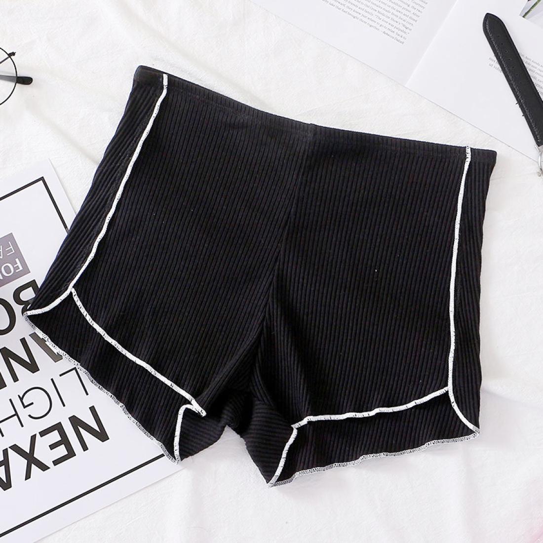 

Exposed Wire Knitted Thread Safety Shorts Anti-fade Shorts Leggings for Ladies