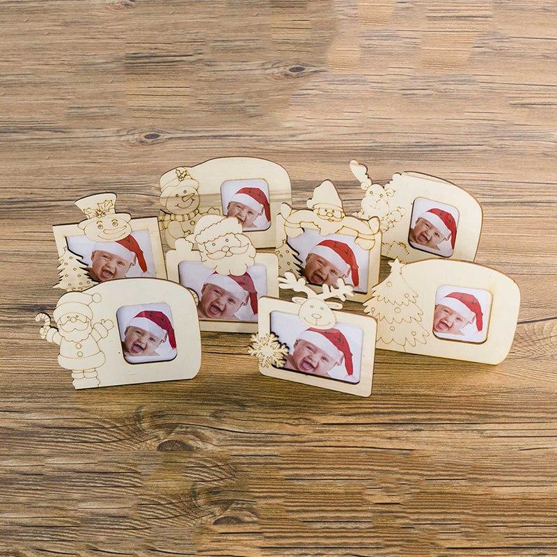 

Christmas Decoration Wooden Whiteboard Christmas Photo Frame Decoration Photo Frame Wooden Picture Home