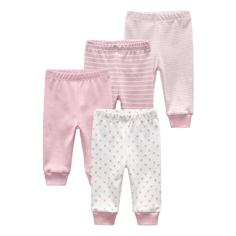 

baby girl Pants Cartoon four seasons Newborn Cotton Soft Girl Pants Baby Boy trousers Pants LJ201012, Red