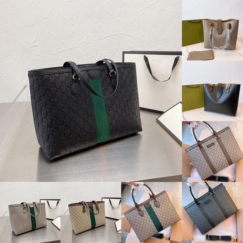 

5A+ Quality bag Designer Luxury Handbags Purses Women's Fashion Shopping Bags Shoulder Crossbody Bag Men's Business Briefcase Black Emboss Ophidia Totes U3wC#