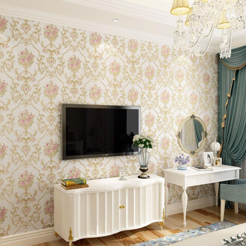 

European Rustic Floral Self Adhesive Wall papers Home Decor 3D Floral Wallpapers for Living Room Bedroom adesivo de parede1, 713-2