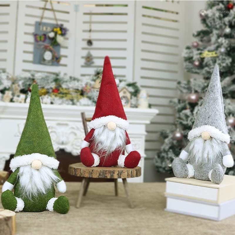 

2020 Happy New Year Christmas Ornaments Cute Xmas Gift Santa Claus Snowman Tree Pendant Doll Christmas Ornament Hanging Decor1