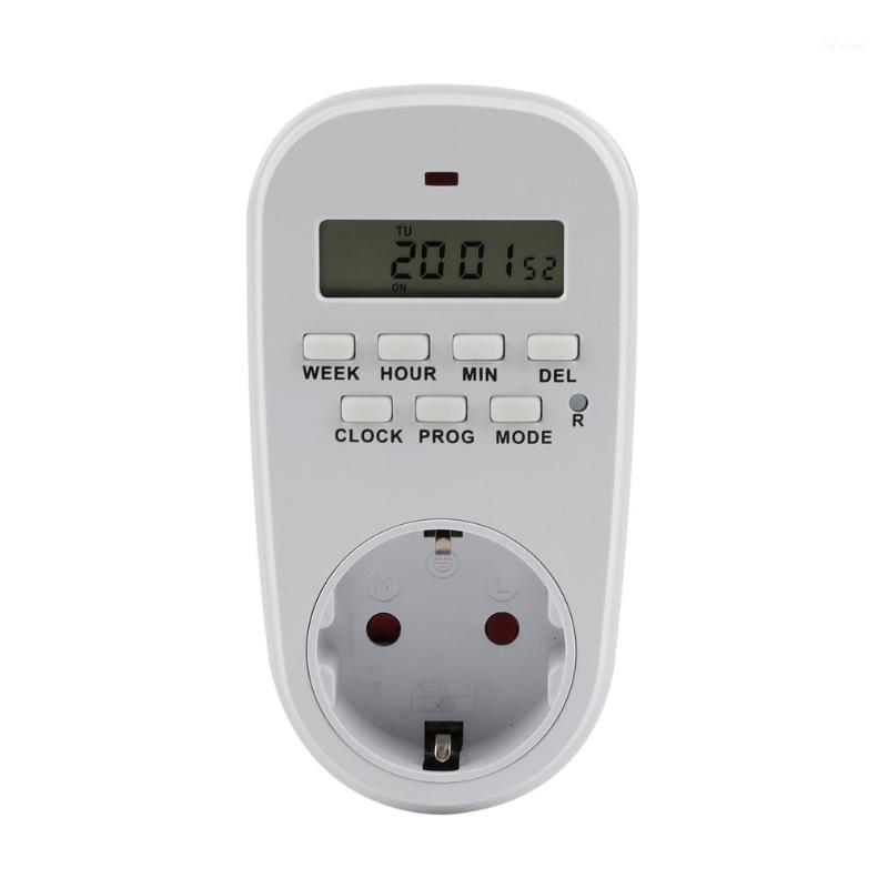 

Digital Timer Switch Socket Outlet Plug-in 7 Day 12/24 Hour Programmable Time Control for Kitchen Electric Appliance1