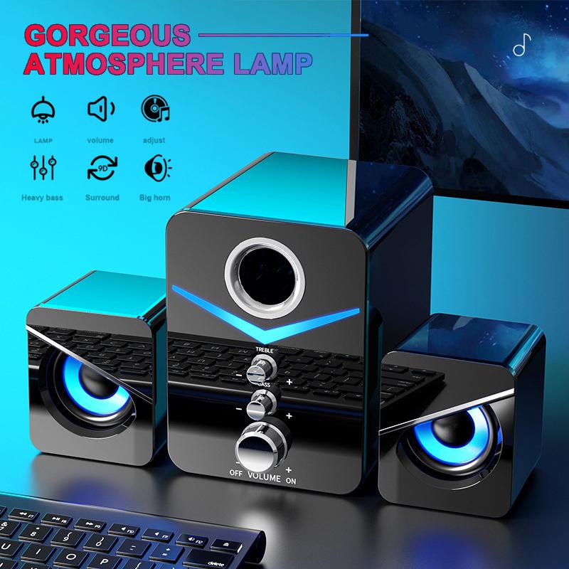 

Home Theater System Caixa De Som PC Bass Subwoofer Bluetooth Speaker Computer Speakers Music Surround For Boombox Desktop Laptop