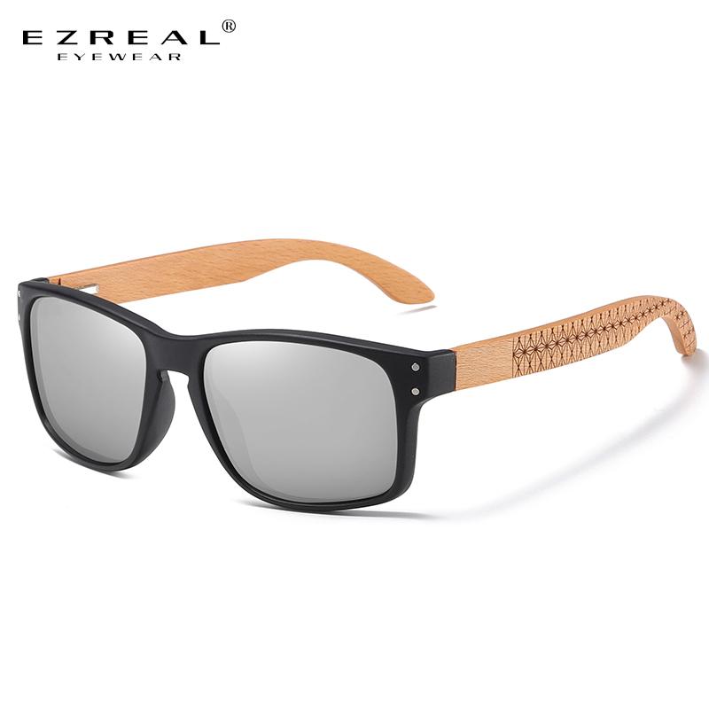 

Sunglasses EZREAL Driving Fishing Polarized UV400 Beech Wooden For Women Color Lens Handmade Fashion Brand