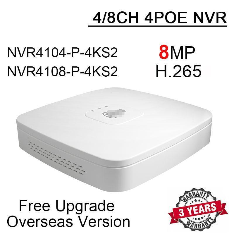 

8MP 4CH 8CH 4 POE NVR NVR4104-P-4KS2 NVR4108-P-4KS2 H.265 4/8 Channel Smart 1U 4K&H.265 Lite Network Video Recorder with logo1