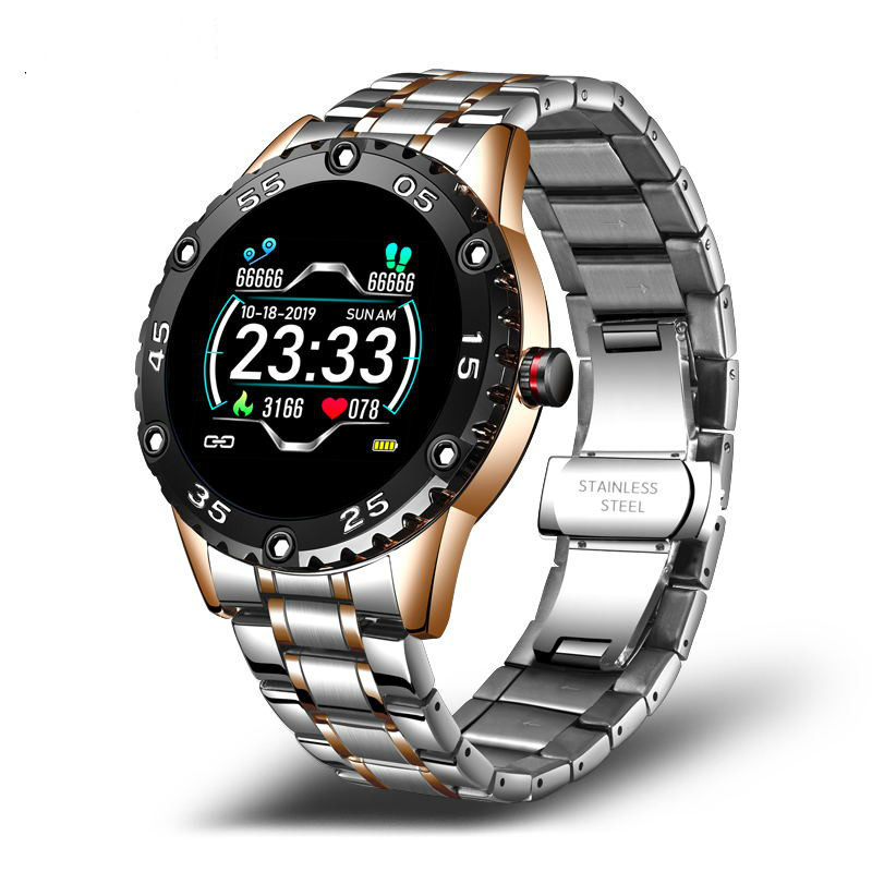 

2021 men sport watch IP67 Waterproof smart watch Heart Rate Fitness Tracker Pedometer For Android os Steel Band high quality smart watch