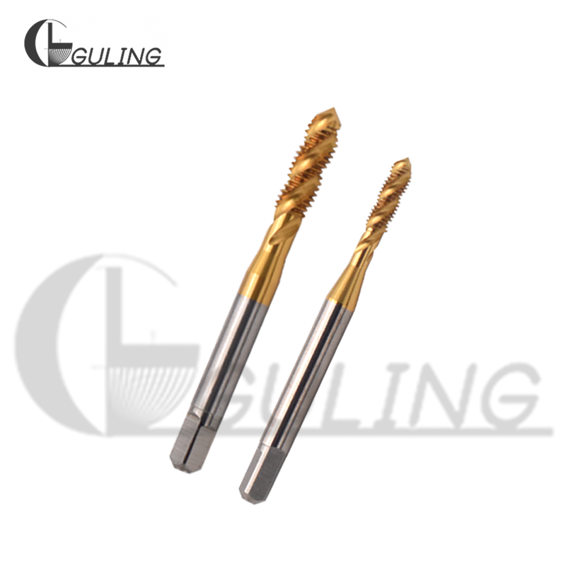 

HSSE With Tin Braces Spiral Fluted tap ST UNC2-56 4-40 6-32 8-32 10-24 Screw Thread taps S T 1/4 5/16 3/8 - 32 20 28 18 24 16